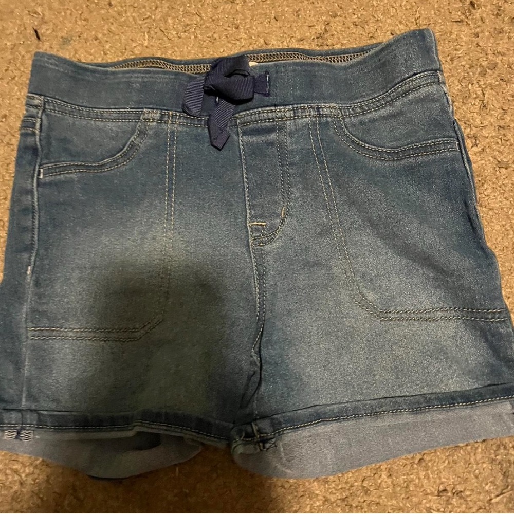 lei Blue Jean Shorts with Rolled Hem